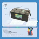 Bateria Solar 220Ah 12V