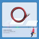 Cable Baterias 2 x 1 x 25mm x 4m C/Terminal
