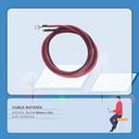 Cable Baterias Solares 2x16mm Terminal 2m Cb16-2