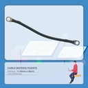 Cable Baterias Puente 1 x 16mm x 60cm C/Terminal