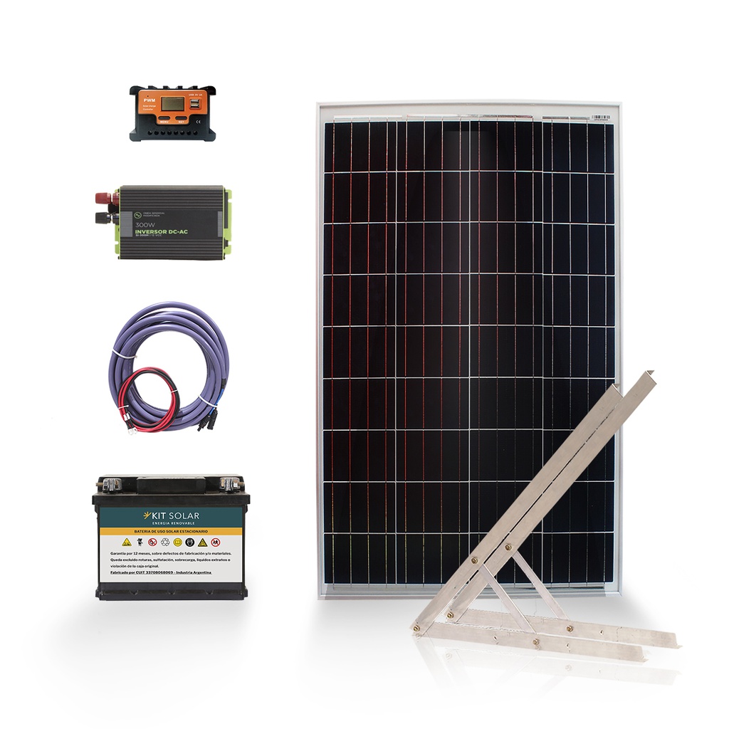 Kit Solar Aislada 300W | Básico