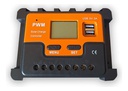 Pack x 2 Panel de 200w 12v Mono Regulador Pwm 30a Cable