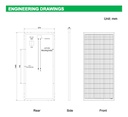 Pack x 2 Panel de 200w 12v Mono Regulador Pwm 30a Cable